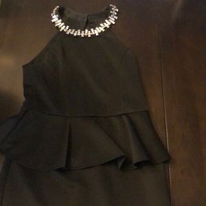 Black cocktail dress